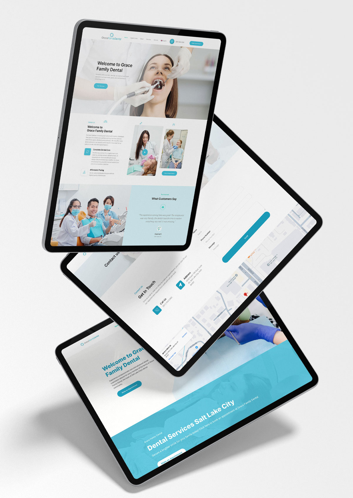 Grace Family Dental project showcase 2