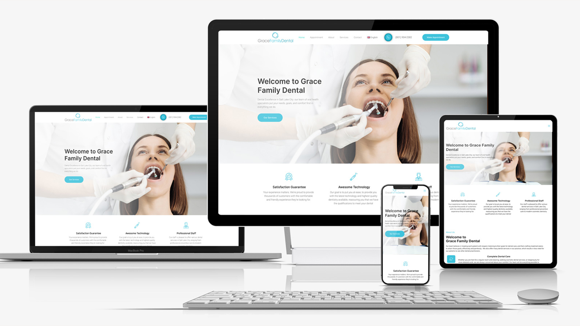 Grace Family Dental portfolio cover